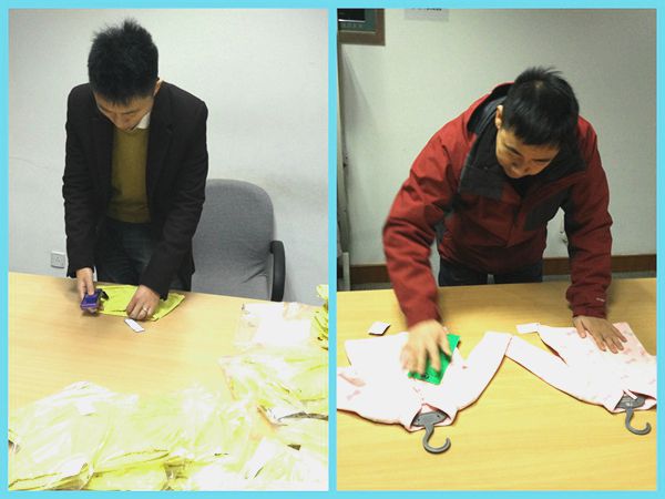 劉潭服裝加工廠驗(yàn)貨